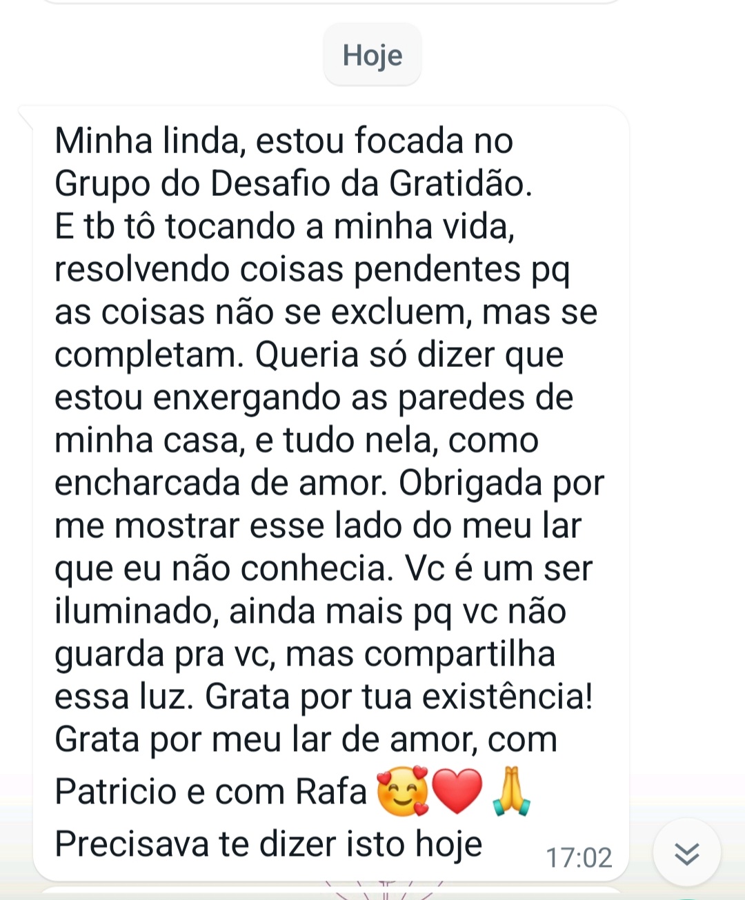 Depoimento 1 de aluna do Método Autocura Sistêmica