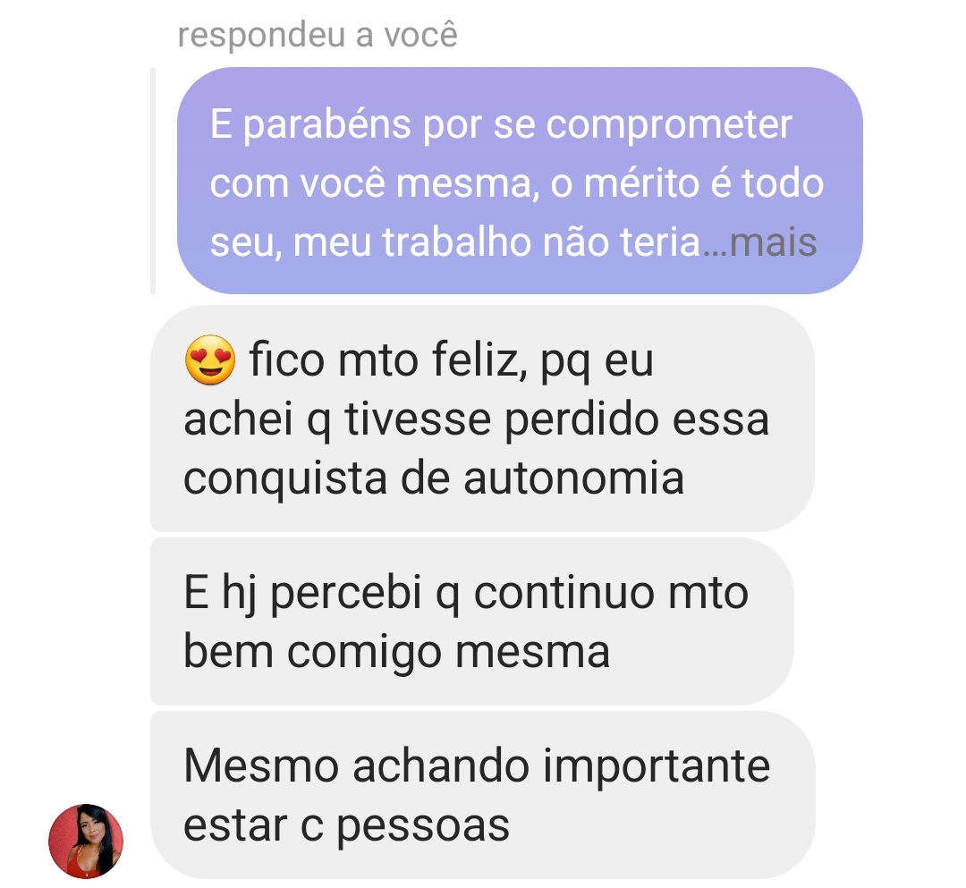 Depoimento 14 de aluna do Método Autocura Sistêmica