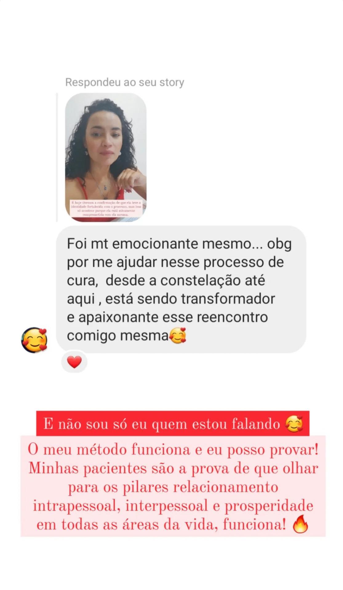 Depoimento 10 de aluna do Método Autocura Sistêmica